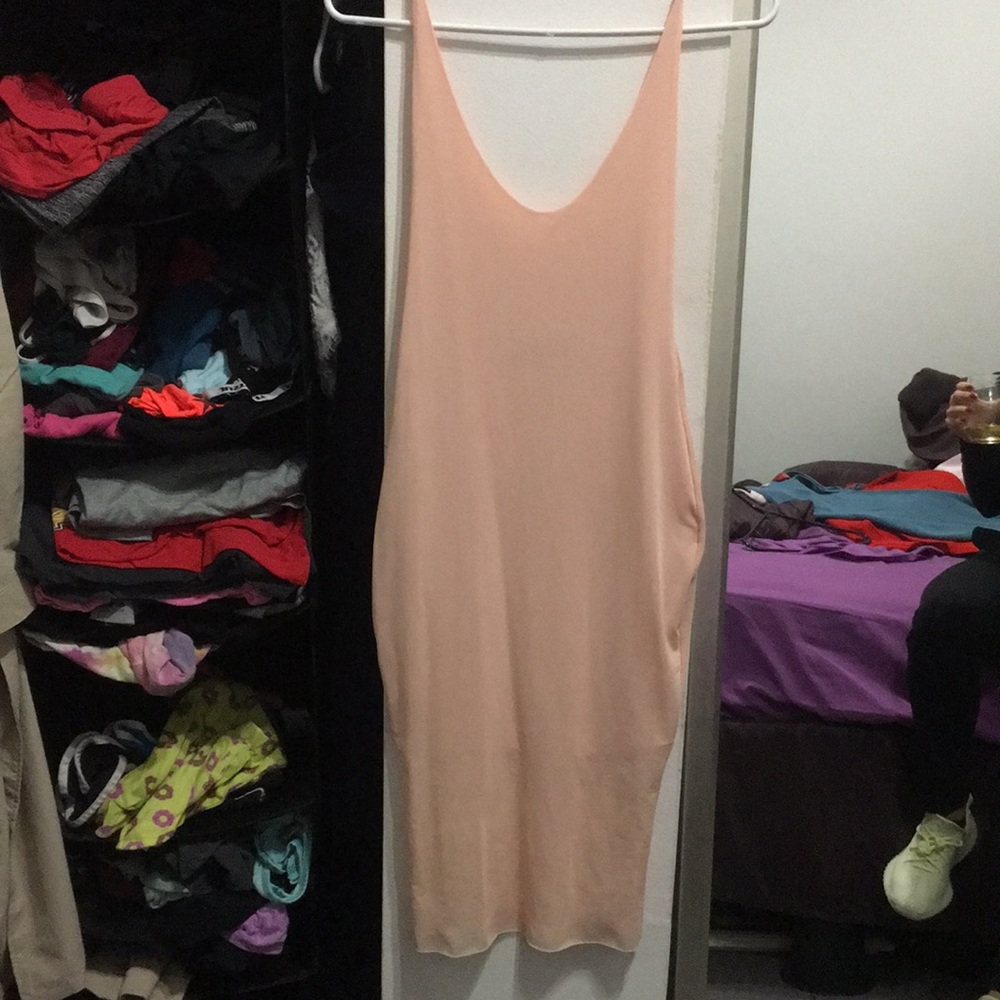 LA Lux peachy pink dress
